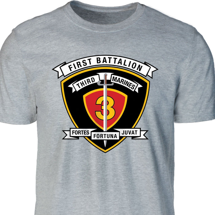 1st Battalion 3rd Marines T-shirt - SGT GRIT