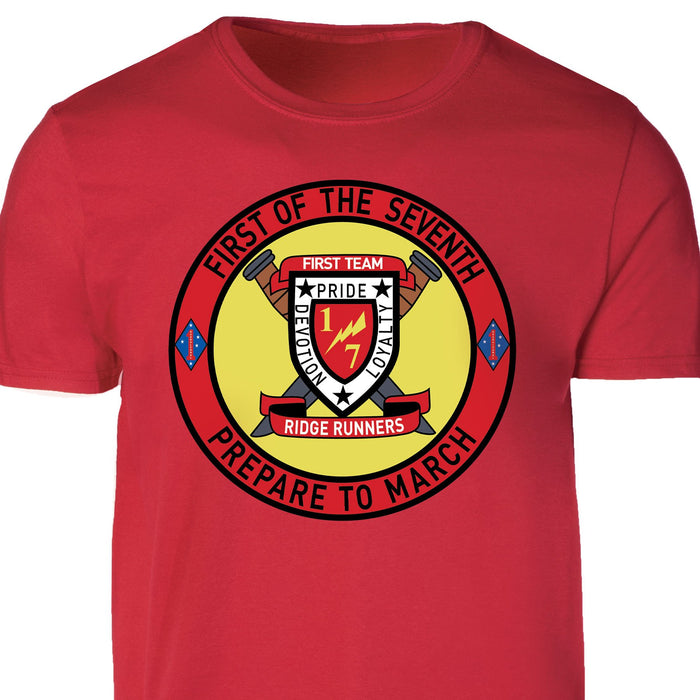 1/7 First of the Seventh T-shirt - SGT GRIT