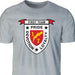 1st Battalion 7th Marines T-shirt - SGT GRIT