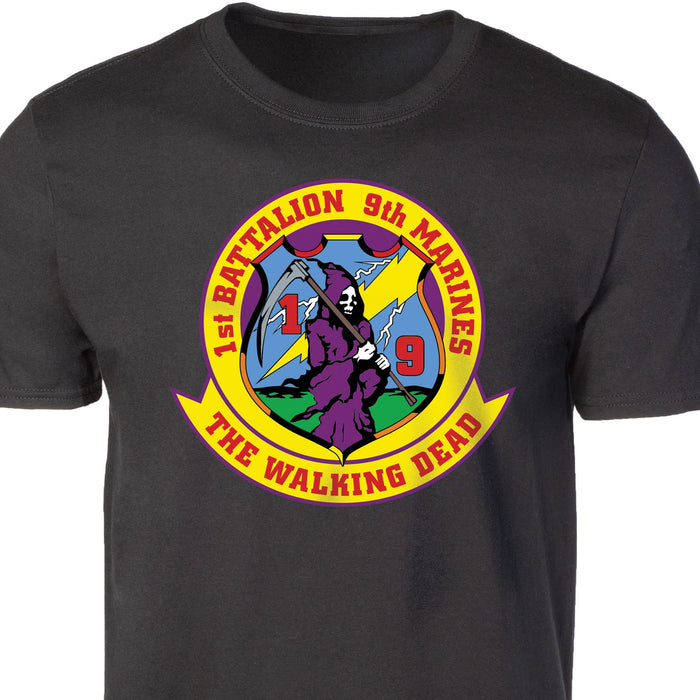 1st Battalion 9th Marines T-shirt - SGT GRIT