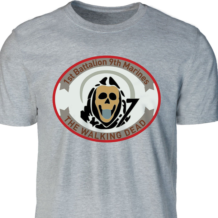 1st Battalion 9th Marines T-shirt - SGT GRIT
