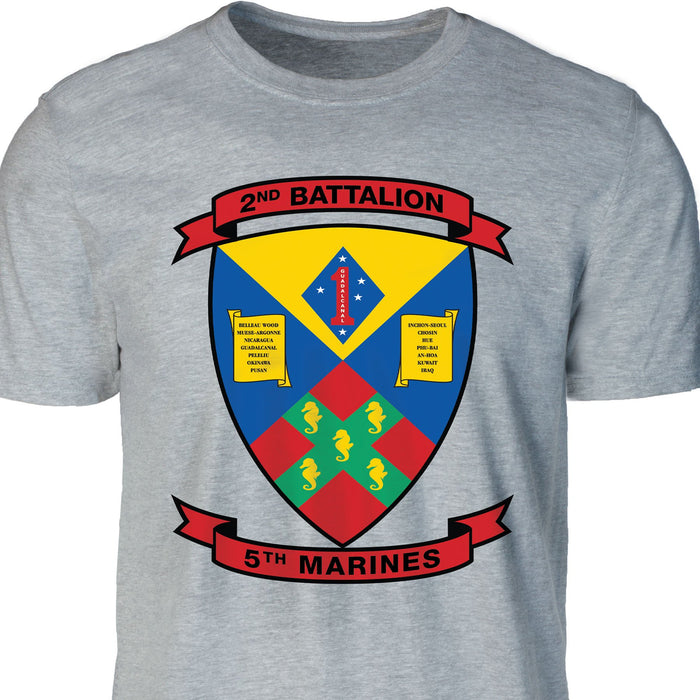 2nd Battalion 5th Marines T-shirt - SGT GRIT