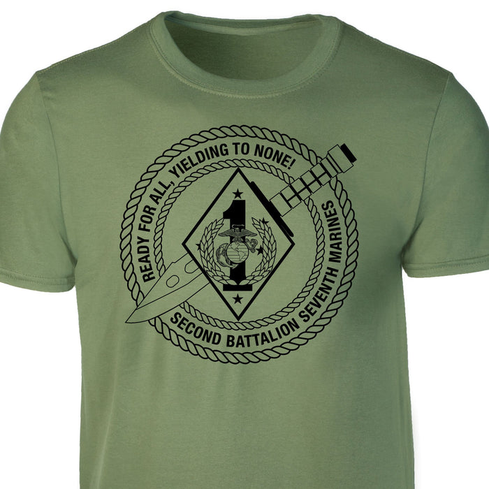 2nd Battalion 7th Marines T-shirt - SGT GRIT