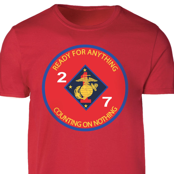 2nd Battalion 7th Marines T-shirt - SGT GRIT