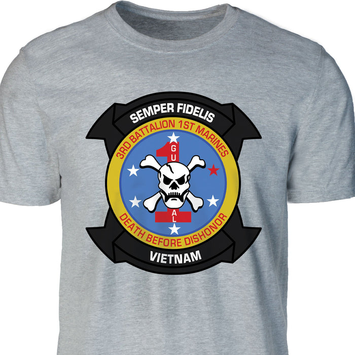 3rd Battalion 1st Marines T-shirt - SGT GRIT