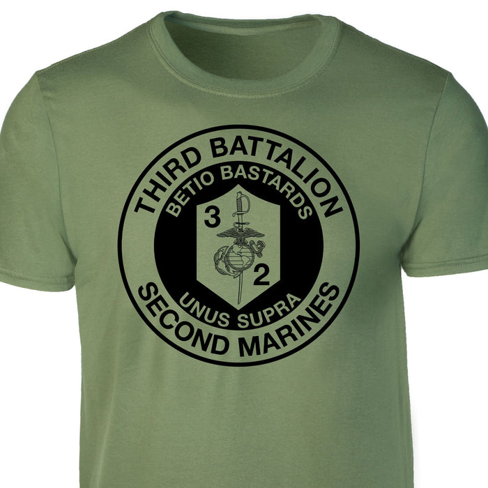3rd Battalion 2nd Marines T-shirt - SGT GRIT