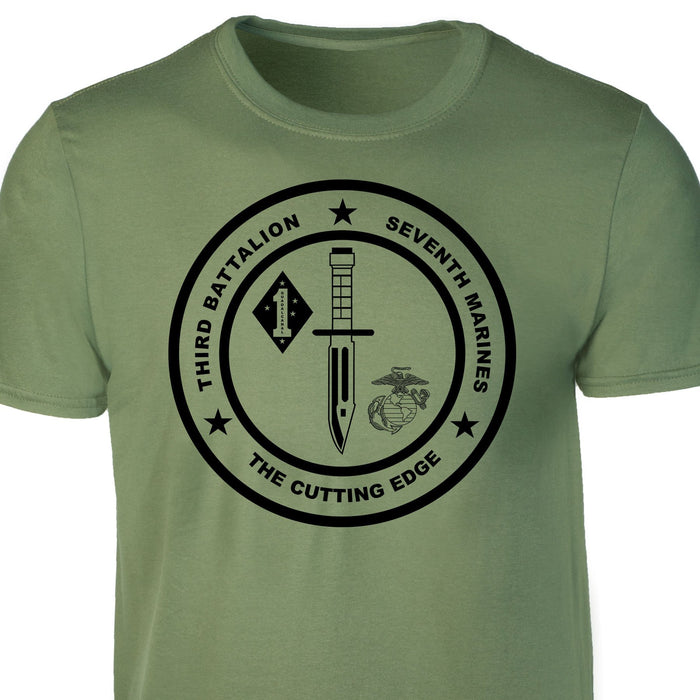 3rd Battalion 7th Marines T-shirt - SGT GRIT