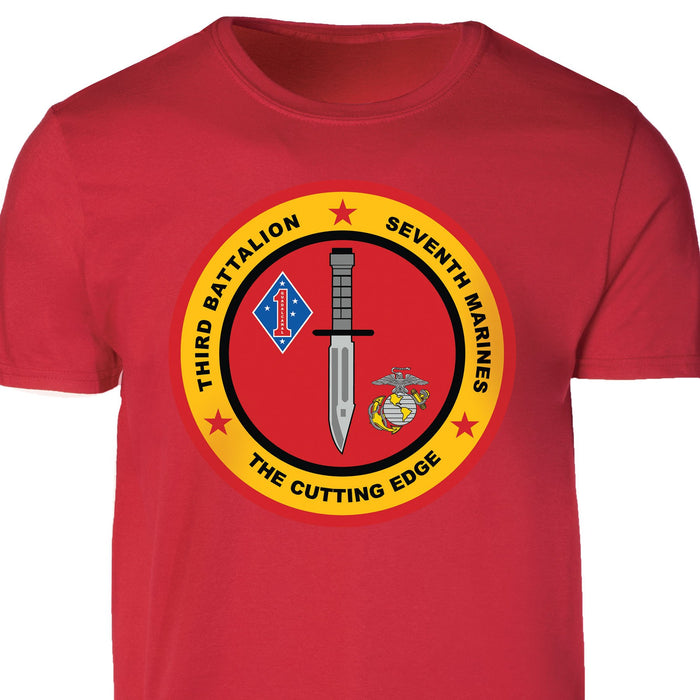 3rd Battalion 7th Marines T-shirt - SGT GRIT
