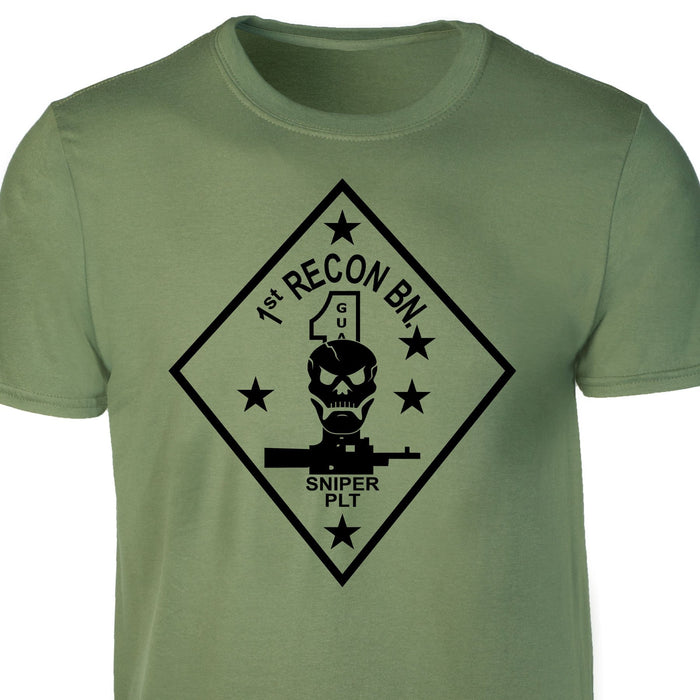 1st Recon Battalion Sniper Platoon T-shirt - SGT GRIT