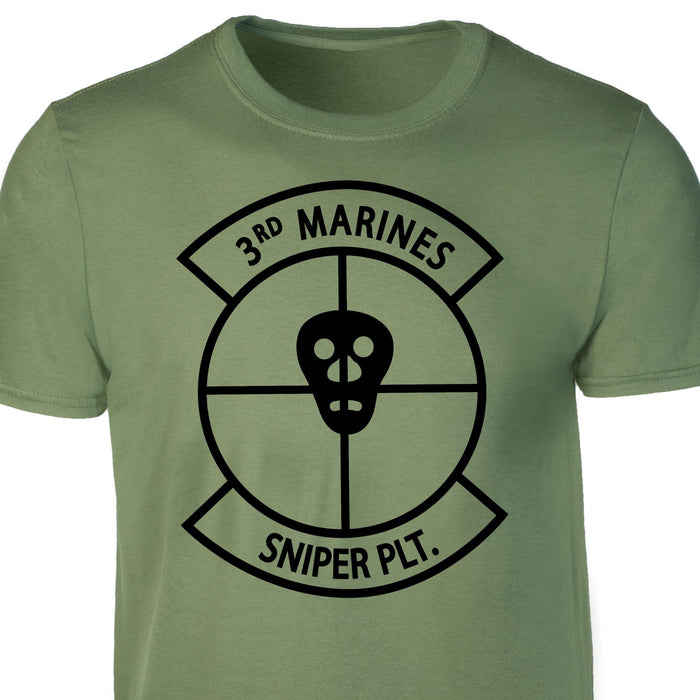 3rd Marines Sniper Platoon T-shirt - SGT GRIT