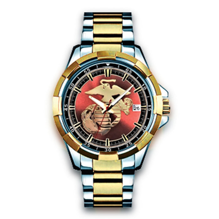 EGA Silver/Gold Metal Watch
