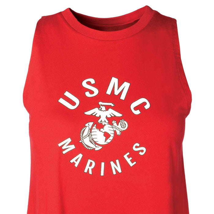 Women's Champion USMC Circle Logo Tank - SGT GRIT